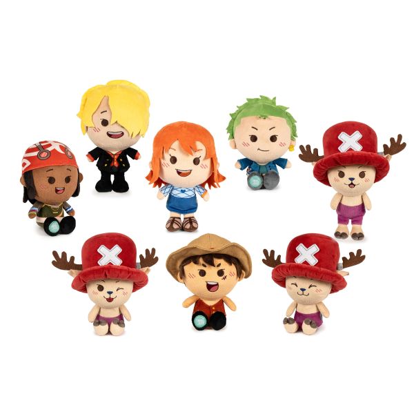 (Mis 3+) ONE PIECE – LIVE ACTION CHIBI Peluche 24cm 8ass…x24